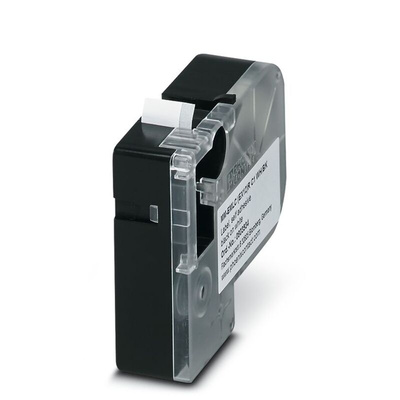 Phoenix Contact MM-EMLC Black on White Label Printer Tape, 6 m Length, 12 mm Width, 6m Label Length, 12mm Label Width