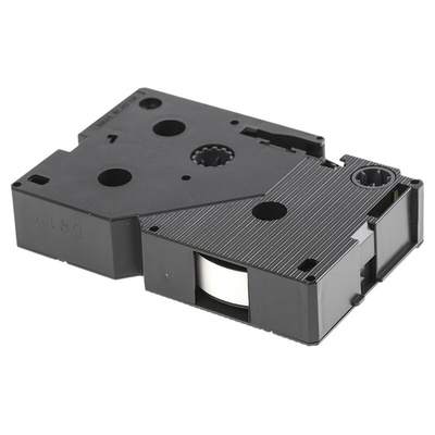 Brother Black on White Label Printer Tape, 8 m Length, 9 mm Width