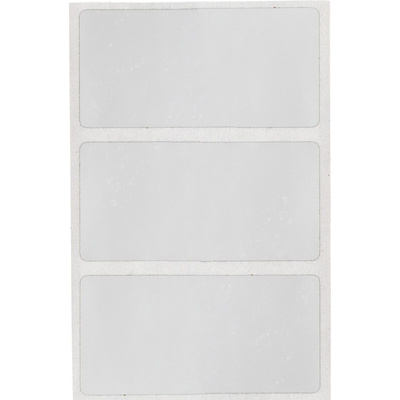 Brady B-434A Metallised Polyester on Silver Label Printer Labels, 25.4mm Label Length
