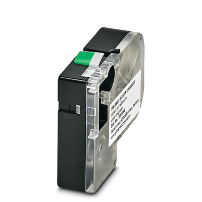 Phoenix Contact MM-EMLF White on Green Label Printer Tape, 8m Label Length