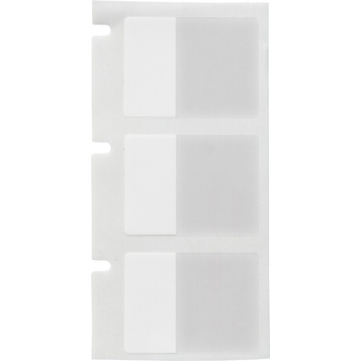 Brady B-417 on Transparent/White Label, 19.05 mm Width