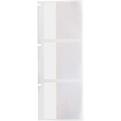 Brady B-417 Black on Transparent/White Label, 38.1 mm Width
