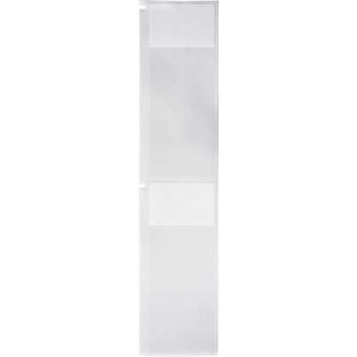 Brady B-417 Black on Transparent/White Label, 38.1 mm Width