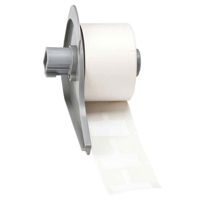 Brady B-425A Black on White Cable Labels, 29.97 mm Width, 20.02mm Label Length, 29.97mm Label Width