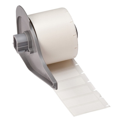 Brady B-423 Black on White Cable Labels, 38.1 mm Width, 12.7mm Label Length, 38.1mm Label Width