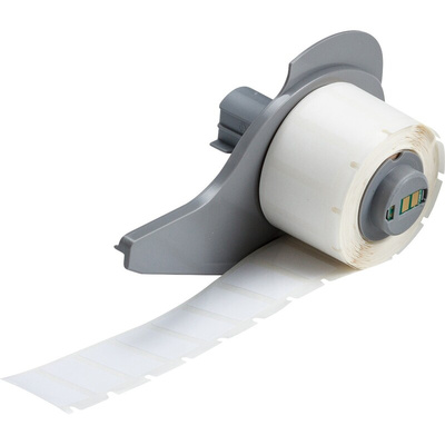 Brady B-423 Black on White Cable Labels, 25.4 mm Width, 12.7mm Label Length, 25.4mm Label Width