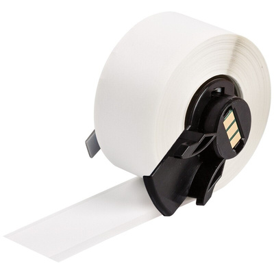 Brady B-439 Black on White Cable Labels, 12.70 mm Width, 12.7mm Label Width
