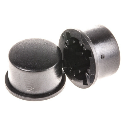 Black Modular Switch Cap for use with 3F Series Push Button Switch