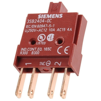 NC Modular Switch Contact Block for use with 3SB2