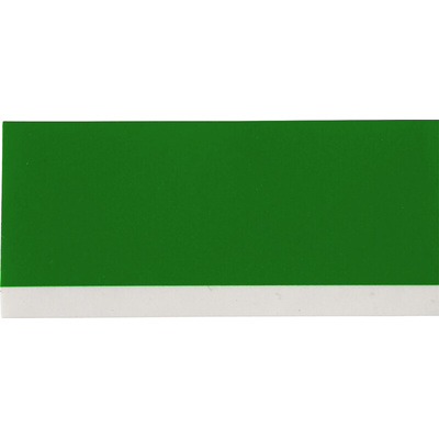 Brady B-595 Vinyl White on Green Label Printer Tape, 6.4 m Length, 19.05 mm Width