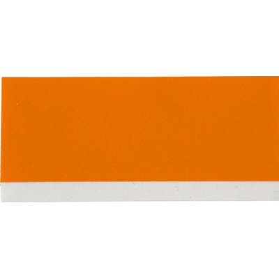 Brady B-595 Vinyl Black on Orange Label Printer Tape, 6.4 m Length, 12.7 mm Width