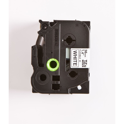 Brother Black on White Label Printer Tape, 8 m Length, 36 mm Width