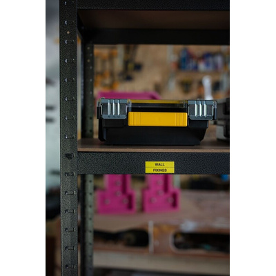 Brother Black on Yellow Label Printer Tape, 8 m Length, 18 mm Width