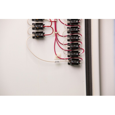 Brady B-342 PermaSleeve Black on White Label Printer Tape, 25.78 mm Width, 16.38mm Label Length