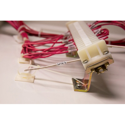 Brady B-499 Nylon Cloth Black on White Label Printer Tape, 12.7 mm Width, 12.7mm Label Length