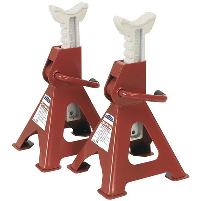 RS PRO Axle Stands, Kit Contents 2 x Ratchet Axle Stands