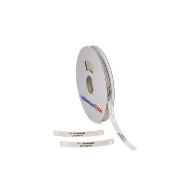 HellermannTyton TIPTAG White Cable Labels, 65mm Width, 11mm Height, 190 Qty