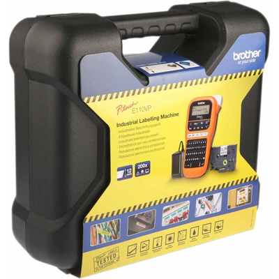 Brother PT-E110VP Handheld Label Printer, 12.5mm Max Label Width