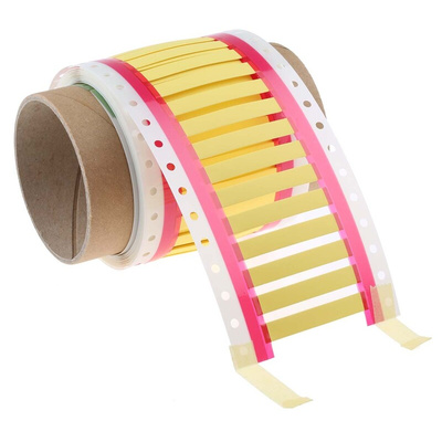 TE Connectivity RPS Yellow Heatshrink Labels, 12.7mm Width, 250 Qty