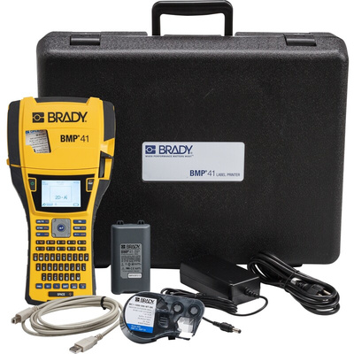 Brady BMP41-UK-PWID Handheld Label Printer, 25.4mm Max Label Width, UK Plug