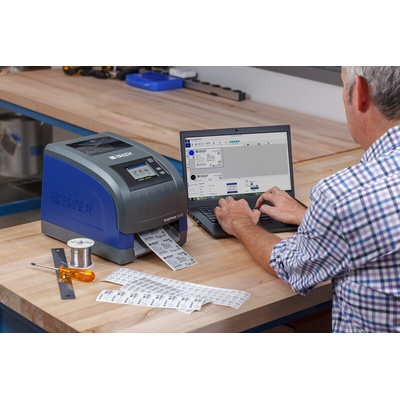 Brady i3300 Label Printer, 6.35mm Max Label Width, Type E Plug