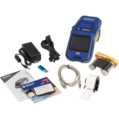 Brady M611 Handheld Label Printer, 6.4mm Max Label Width, Type E Plug