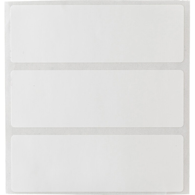Brady B-423 on White Label Printer Labels, 25.4mm Label Length