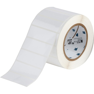 Brady B-423 on White Label Printer Labels, 25.4mm Label Length