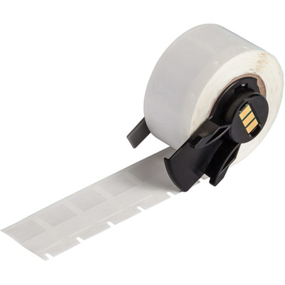 Brady B-417 on Transparent/White Label, 12.7 mm Width
