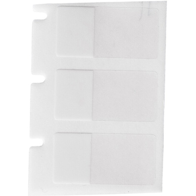 Brady B-417 Black on Transparent/White Label, 12.7 mm Width