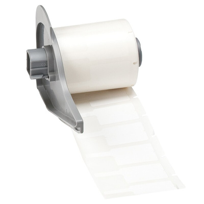 Brady B-425A Black on White Cable Labels, 29.97 mm Width, 20.02mm Label Length, 29.97mm Label Width