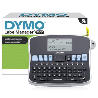 Dymo LabelManager 360D Label Printer, 12mm Max Label Width, Euro Plug