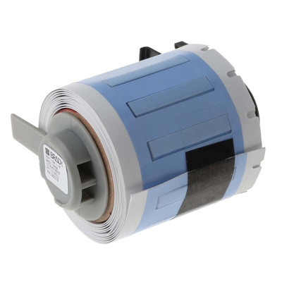 Brady R4310 White Heatshrink Labels, 25.4mm Width, 4.62mm Height, 100 Qty