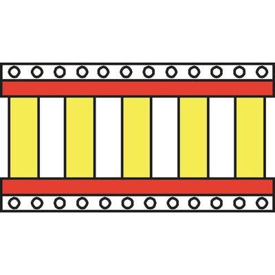 TE Connectivity RPS Yellow Heatshrink Labels, 50mm Width, 1000 Qty