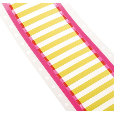 TE Connectivity RPS Yellow Heatshrink Labels, 50mm Width, 1000 Qty