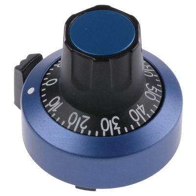 Atoms Potentiometer Knob, Dial Type, Blue