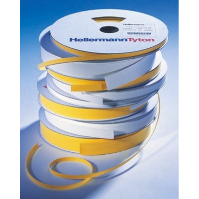 HellermannTyton TULT White Heatshrink Labels, 6mm Width