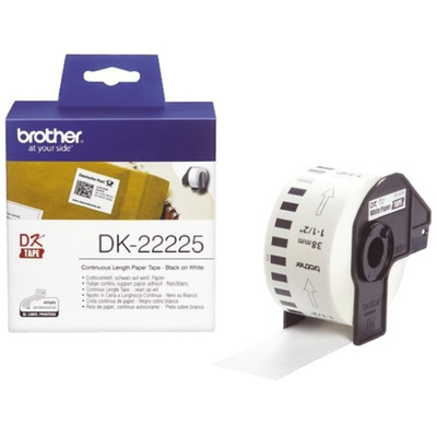 Brother White Label Roll, 38mm Width, 1 Roll Qty