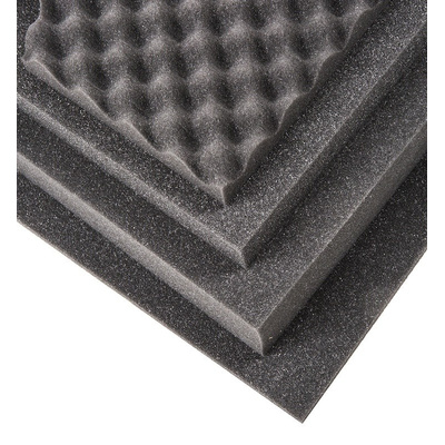 Zarges K470 Medium Density Rectangular Foam Insert, For Use With Eurobox Case Model 40701, K470 Case Model 40568