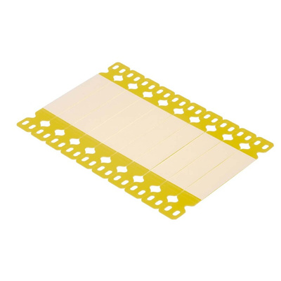 Brady Yellow Cable Labels, 15mm Width, 103mm Height, 100 Qty
