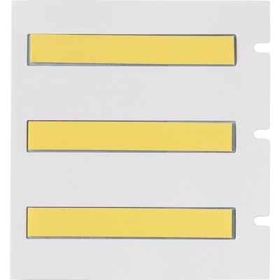 Brady B-342 PermaSleeve Yellow Heatshrink Labels, 44.45mm Width, 5.97mm Height, 100 Qty