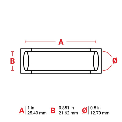 Brady B-342 PermaSleeve White Heatshrink Labels, 25.4mm Width, 21.62mm Height, 1000 Qty