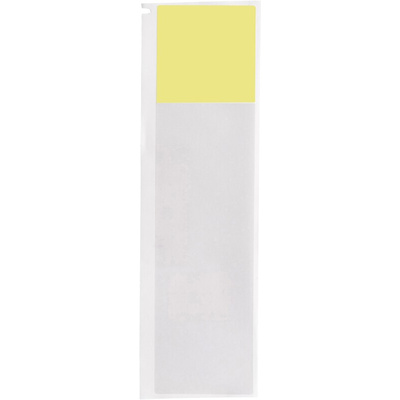Brady B-427 Self-laminating Vinyl Transparent/Yellow Cable Labels, 38.1mm Width, 152.4mm Height, 50 Qty