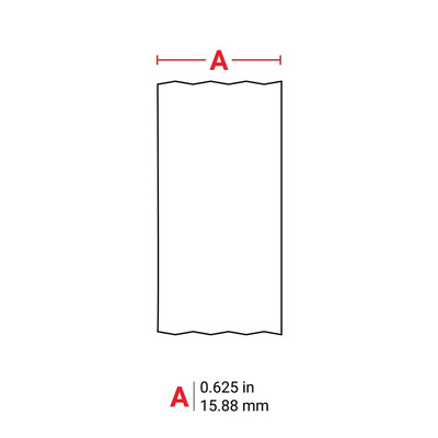 Brady B-422 Polyester White Cable Labels, 15.88mm Width, 1 Qty