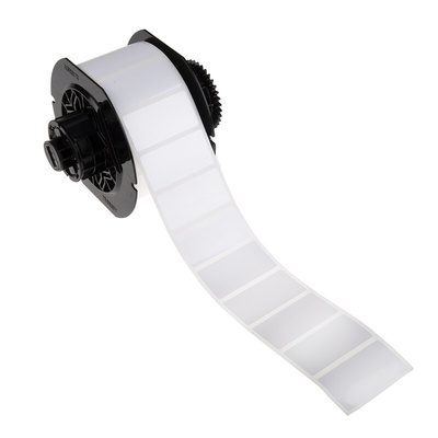 Brady White Label Roll, 50.8mm Width, 25.4mm Height, 1500Per Roll Qty