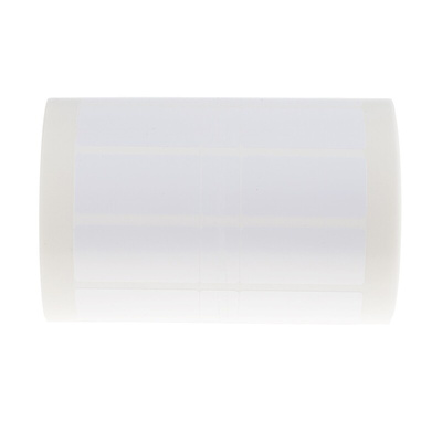 Brady White Label Roll, 38.1mm Width, 19.05mm Height, 2500Per Roll Qty