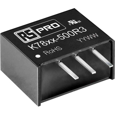 RS PRO PCB Mount Switching Regulator, 3.3V dc Output Voltage, 4.75 → 36V dc Input Voltage, 500mA Output Current