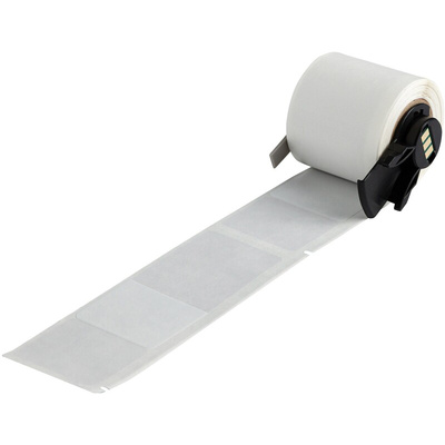 Brady B-427 Self-laminating Vinyl Transparent/White Label Roll, 38.10mm Width, 111.13mm Height, 2 Qty