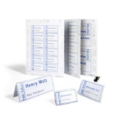 Durable White Adhesive Address Blank Adhesive Label, Pack of 200