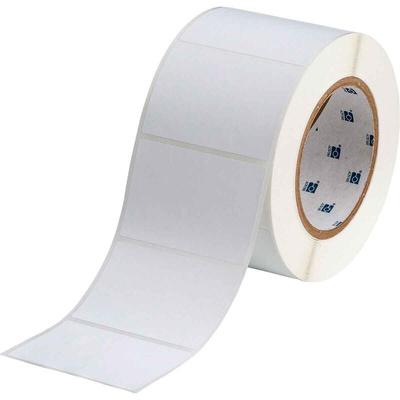 Brady R4300, R7950 Light Grey Label Roll, 76.2mm Width, 50.8mm Height, 1000Per Roll Qty